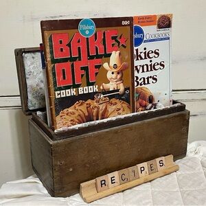 Stage it! Vintage Cookbook & Bundle